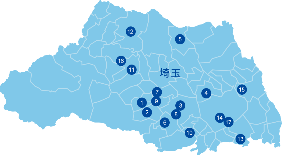 埼玉地図 連携病院